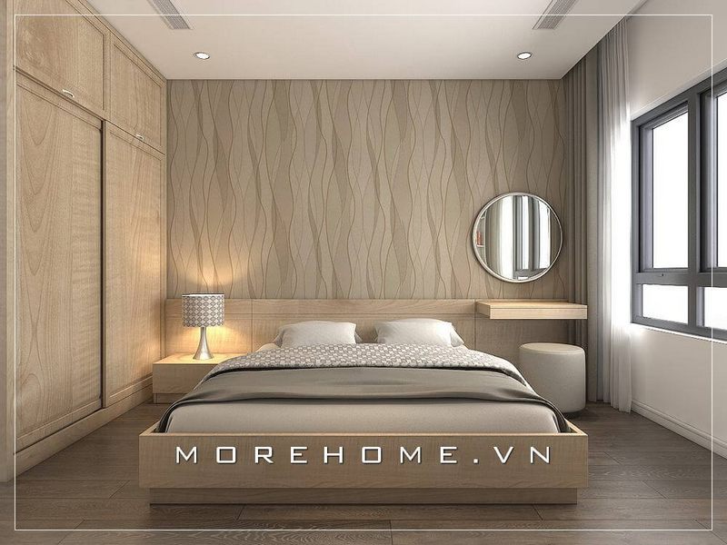 Giường ngủ gỗ công nghiệp giá rẻ phù hợp với nhiều không gian phòng ngủ 
